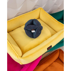 Лежак для собак и котов Happy Peppy (Хэппи Пеппи) Dolce Vita 30х45 см, Желтый