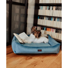 Лежак для собак и котов Happy Peppy (Хэппи Пеппи) Dolce Vita 30х45 см, Голубой
