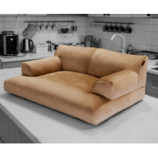 Лежак для собак и котов Happy Peppy (Хэппи Пеппи) Lounge Бежевый