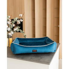 Лежак для собак и котов Happy Peppy (Хэппи Пеппи) Grand 50 х 70 см, Синий