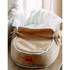 Лежак для собак и котов Happy Peppy (Хэппи Пеппи) Slipper Бежевый