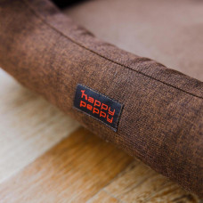 Лежак для собак и котов Happy Peppy (Хэппи Пеппи) Sofa Рогожка 30х45 см, Коричневый