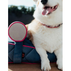 Лежак для собак и котов Happy Peppy (Хэппи Пеппи) Relax Memory 60 х 90 см, Синий