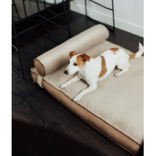 Лежак для собак и котов Happy Peppy (Хэппи Пеппи) Relax Memory 50 х 70 см, Бежевый