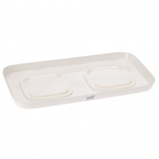 Миски на подносе для собак и кошек Ferplast Glam Tray (Ферпласт Глем Трей) 40 х 23 х h 5.5 см - 0.8 L - SMALL, Бирюзовый