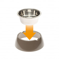 Металлическая миска для собак и кошек с подставкой Ferplast Jolie (Ферпласт Джоли)