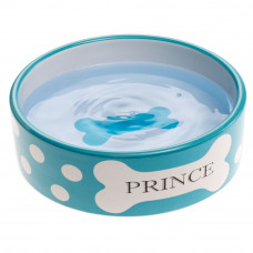 Керамическая миска для собак Ferplast Bowl (Ферпласт Боул) Ø 12,7 x h 4,5 cm - 0,3 L - THEA SMALL, Голубой