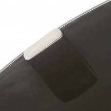 Металлическая миска для собак и кошек с подставкой Ferplast Jolie (Ферпласт Джоли) 17.1 х h 5.5 см - 0.5 L - SMALL, Черный