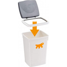 Контейнер для корма для собак Ferplast Feedy (Ферпласт Феди) 23.6 х 26.1 х h 34.1 см - 13 L - 13, Зеленый