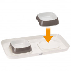 Миски на подносе для собак и кошек Ferplast Glam Tray (Ферпласт Глем Трей)