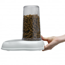 Диспенсер для воды и корма для собак и кошек Ferplast Azimut (Ферпласт Азимут) 16.5 x 25 x h 24.5 - 1.5 L - 1500, Белый