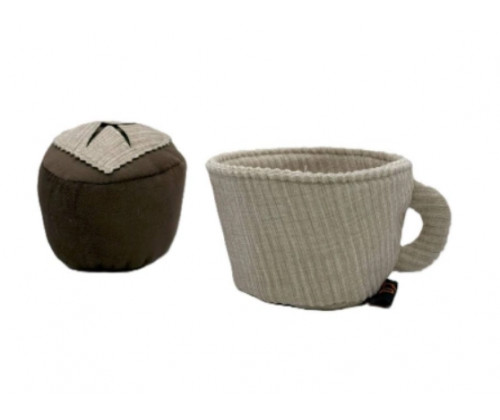 Игрушка для собак чашка кофе Happy Peppy (Хэппи Пеппи) с отверстиями для корма Игрушка для собак чашка кофе Happy Peppy (Хэппи Пеппи) с отверстиями для корма