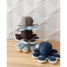 Мягкая игрушка для собак осьминог Happy Peppy (Хэппи Пеппи) Коричневый