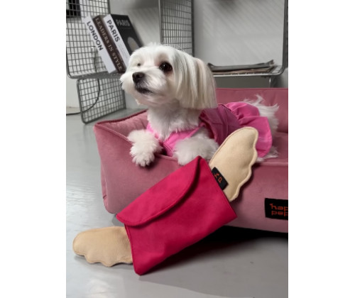 Игрушка для собак валентинка Happy Peppy (Хэппи Пеппи) с отверстиями для корма