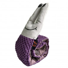 Мягкая игрушка для собак улитка трансформер Happy Peppy (Хэппи Пеппи) Фиолетовый