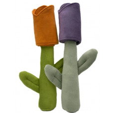 Игрушка для собак цветок тюльпан Happy Peppy (Хэппи Пеппи) с отверстиями для корма Оранжевый