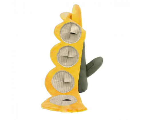 Игрушка для собак цветок тюльпан Happy Peppy (Хэппи Пеппи) с отверстиями для корма Желтый Игрушка для собак цветок тюльпан Happy Peppy (Хэппи Пеппи) с отверстиями для корма Желтый