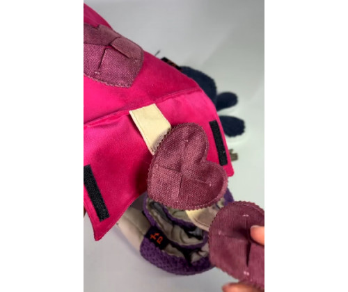 Игрушка для собак валентинка Happy Peppy (Хэппи Пеппи) с отверстиями для корма