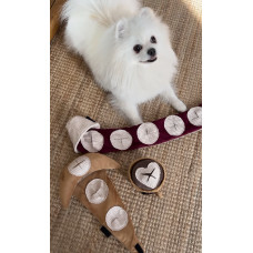 Игрушка для собак кекс Happy Peppy (Хэппи Пеппи) с отверстиями для корма Бежевый