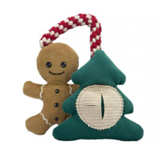 Набор игрушек для собак новогодний сапожок с подарками Happy Peppy (Хэппи Пеппи)