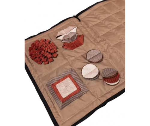 Игрушка для собак квест коврик Happy Peppy (Хэппи Пеппи) с тайниками для лакомств Коричневый