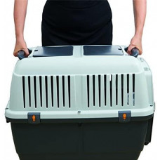 Переноска IATA для собак із замком і напувалкою Bergamo Bracco Travel 5 (Бергамо) 81х60х61 см