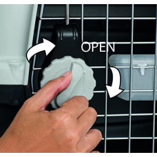 Переноска IATA для собак із замком і напувалкою Bergamo Bracco Travel 5 (Бергамо) 81х60х61 см