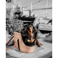 Сумка - переноска для котов и собак Happy Peppy (Хэппи Пеппи) Passenger 35х25х23 см, Бежевый