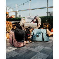 Сумка - переноска для котов и собак Happy Peppy (Хэппи Пеппи) Passenger 45х30х23 см, Бежевый