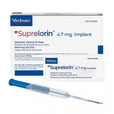 Virbac Suprelorin (Вирбак Супрелорин) имплантат для временного бесплодия у самцов собак, котов и хорьков 4.7мг