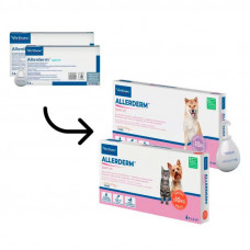 Virbac Allerderm Spot-On (Вирбак Аллердерм Спот-Он) капли для собак и котов до 10 кг при дерматозе 6х2 мл