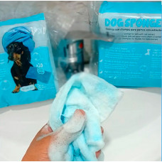 Одноразовые губки с шампунем для собак Dog Sponge (Дог Спонж) 12×20 см 10 шт.