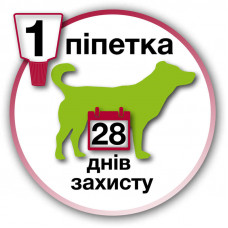 Капли для собак 25-40 кг от блох и клещей Bayer Elanco Advantix (Байер Адвантис) 4 пипетки по 4 мл