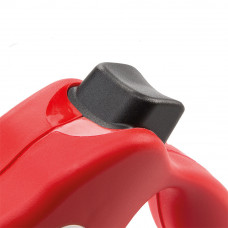 Поводир - рулетка для собак з стрічками Ferplast Amigo Tape (Ферпласт Аміго Тейп) 12 х 3 h 10 см - MINI, Червоний