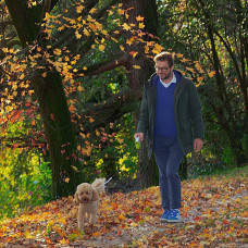 Поводир - рулетка для собак з шнуром Ferplast Amigo Cord (Ферпласт Аміго Корд) 15 x 3.6 x h 14 cм - M, Голубий