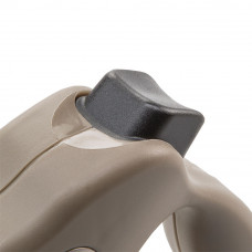 Поводир - рулетка для собак з стрічками Ferplast Amigo Tape (Ферпласт Аміго Тейп) 12 х 3 h 10 см - MINI, Бежевий