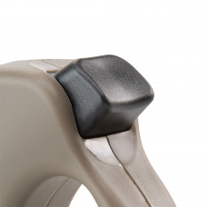 Поводир - рулетка для собак з стрічками Ferplast Amigo Tape (Ферпласт Аміго Тейп) 12 х 3 h 10 см - MINI, Бежевий