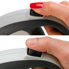 Поводир - рулетка для собак з стрічками Ferplast Flippy Tech Tape (Ферпласт Фліппі Тек Тейп) 16 х 4 x h 12 см - L, Фіолетовий