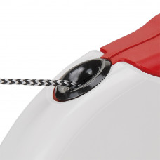 Поводир - рулетка для собак з шнуром Ferplast Amigo Cord (Ферпласт Аміго Корд) 12 х 3 x h 10 см - MINI, Червоний