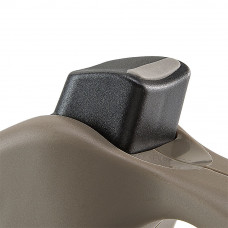 Поводир - рулетка для собак з шнуром Ferplast Amigo Cord (Ферпласт Аміго Корд) 14 х 3.6 x h 12 см - S, Бежевий