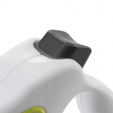 Поводир - рулетка для собак з стрічками Ferplast Amigo Tape (Ферпласт Аміго Тейп) 12 х 3 x h 10 см - MINI, Жовтий