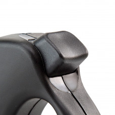 Поводир - рулетка для собак з стрічкою Ferplast Amigo Tape (Ферпласт Аміго Тейп) 12 х 3 h 10 см - MINI, чорний