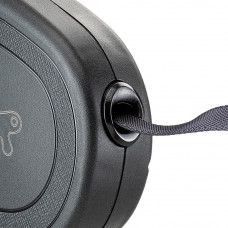 Поводок - рулетка для собак с лентой Ferplast Flippy One Tape (Ферпласт Флиппи Ван Тейп) 14,7 x 3 x h 10 cм - 4 м до 15 кг - S, Черный