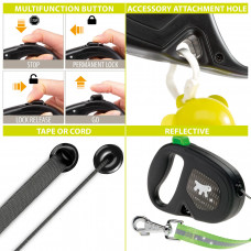 Поводок - рулетка для собак с лентой Ferplast Flippy One Reflex Tape (Ферпласт Флиппи Ван Рефлекс)