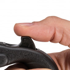 Поводир - рулетка для собак і котів з шнуром Ferplast Flippy Regular (Ферпласт Фліппі Регуар) 12.5 х 2.8 х h 9 см - SMALL, чорний