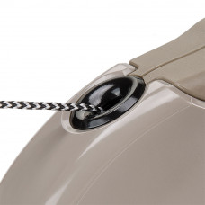 Поводир - рулетка для собак з шнуром Ferplast Amigo Cord (Ферпласт Аміго Корд) 12 х 3 x h 10 см - MINI, Бежевий