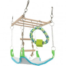 Гамак для грызунов с лестницей и игрушками Trixie (Трикси) 17х22х15 см