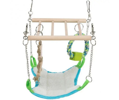 Гамак для грызунов с лестницей и игрушками Trixie (Трикси) 17х22х15 см