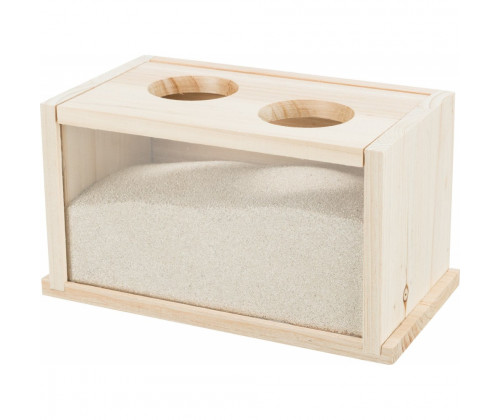 Ванна с песком для грызунов Trixie (Трикси) 22х 12х12 см дерево