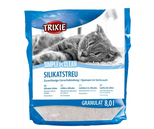 Наполнитель силикагелевый для кошачьих туалетов Trixie Simple & Clean (Трикси) гранулы